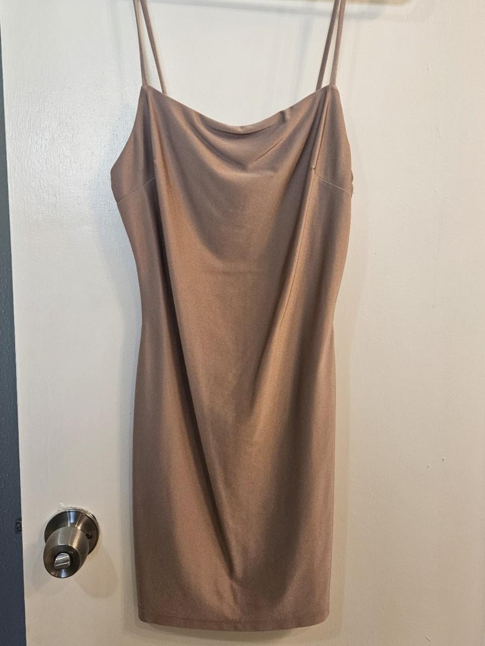 Forever 21 Champagne Pink Mini Dress